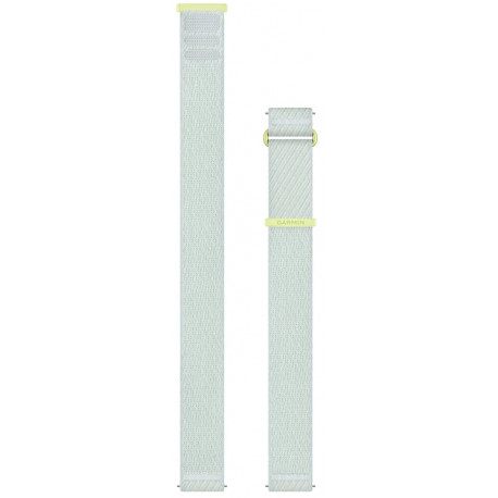 Garmin kellarihm Quick Release ComfortFit Fabric 20mm, citron/cloud blue