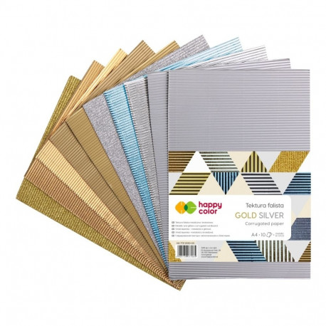 Lainepapist käsitööpaber Gold&Silver A4, 10lk