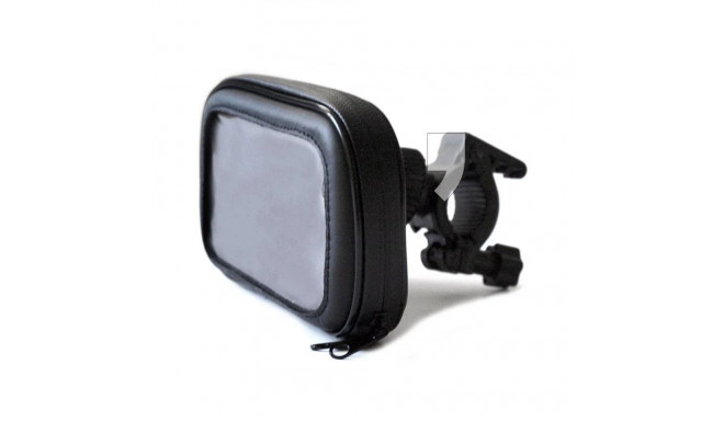 Art ART leather bike holder for handlebar for mobile phone / GPS / MP4 AX-16 black