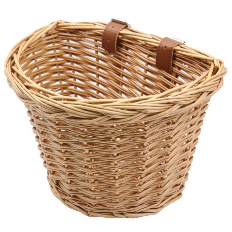OEM Willow front bicycle basket FSBKT-131-1 wood color