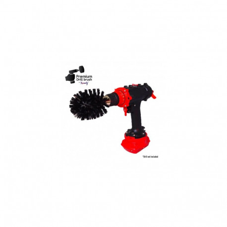 Premium puuripintsel professionaalseks puhastamiseks - eriti jäik, must, originaalne