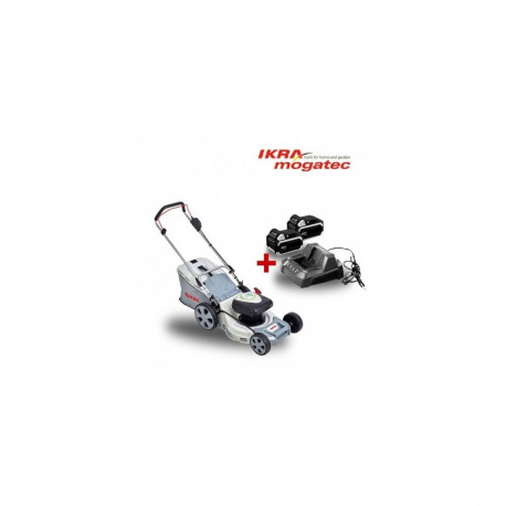 Cordless Lawn Mower  80 V (2 × 40 V) 2 × 2,5 Ah | IKRA IAM 40-4325 - FULL SET