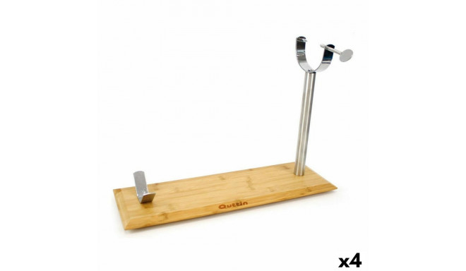 Ham stand Quttin Metal Bamboo 48,5 x 16,5 x 2,3 cm (4 Units)