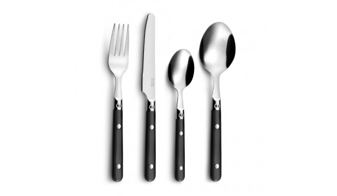 Söögiriistade komplekt Amefa Saxo Metall Kahevärviline 16 Tükid, osad (25 cm)