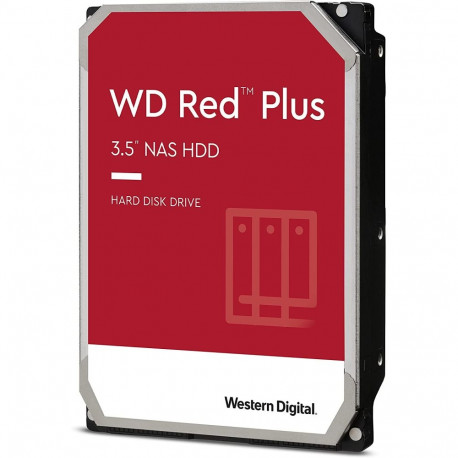 WD Red Plus NAS Hard Drive 6 TB (SATA 6 Gb/s, 3.5", 24/7)