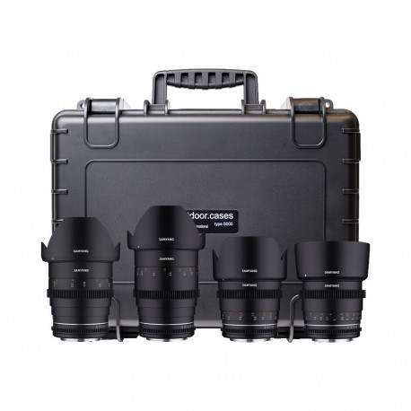 Samyang 4 KIT 24/35/50/85 VDSLR MK2 Sony FE  + Hardcase