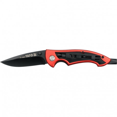 Yato Kokkuvolditav Nuga YT-76031, 210mm, 130mm, 80mm, 420 roostevaba teras, 58 HRC, 9 tk, bitidega