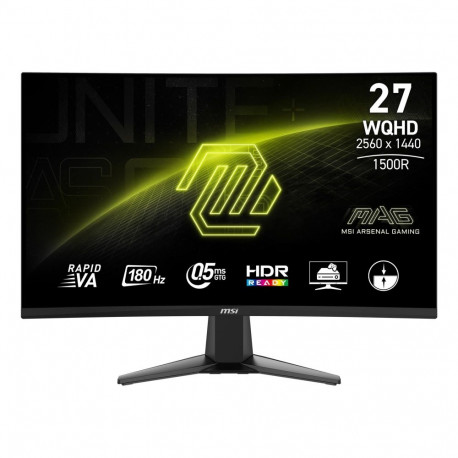 LCD Monitor|MSI|27 "|2560 x 1440 pixels|Quad HD|Native aspect ratio 16:9|LCD|Curved|MAG27CQ6F