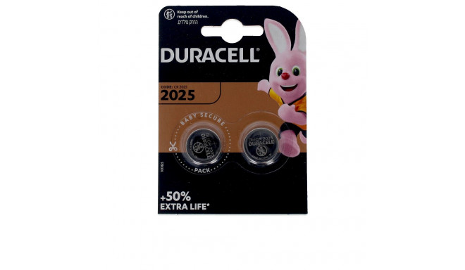 DURACELL BOTON LITIO 3V 2025 DL/CR2025 pilas pack x 2 u