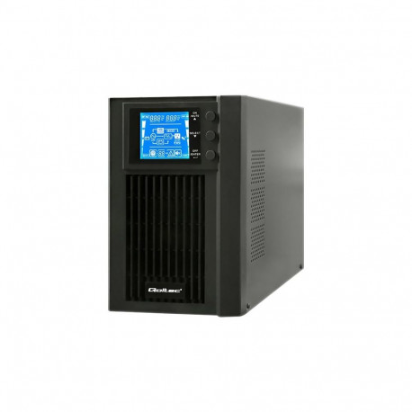 QOLTEC 53042 Qoltec Uninterruptible power supply On-line 1kVA 800W LCD USB