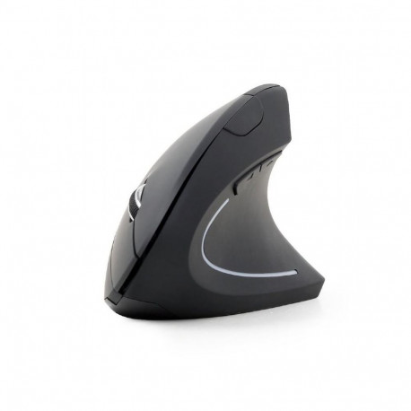 Gembird MUSW-ERGO-01 2.4GHz Wireless Optical Mouse  USB  Wireless connection  Black