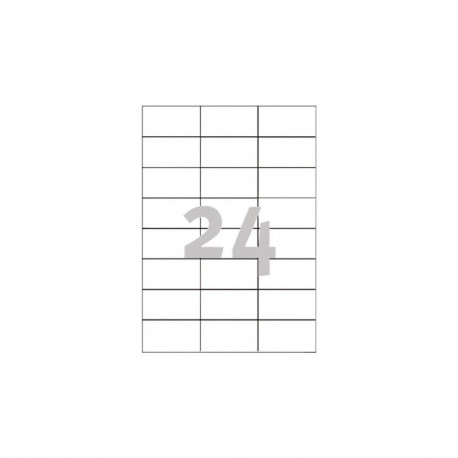 Label - Avery Zweckform 3474 70 x 37mm White 100 Labels