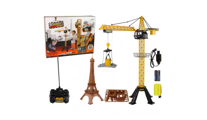 Wysoki dźwig žurav ehituslik 90 cm R/C pult Eiffelitorni