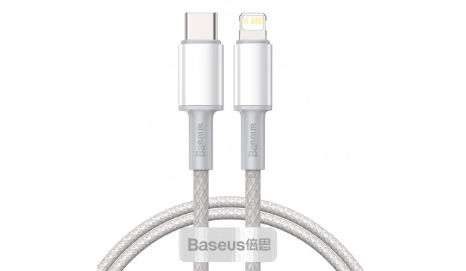 Baseus cable High Density PD USB-C - Lightning 1,0 m white 20W