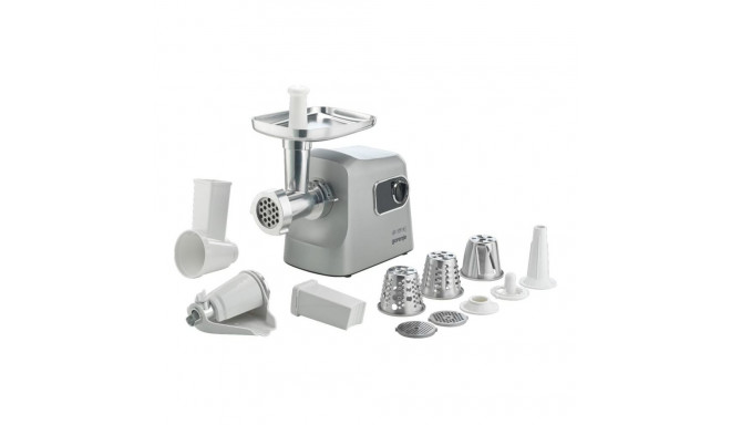 GORENJE MG2500DS Meat grinder, 2500 W, Grinding capacity (kg/min) 2.8, Stainless Steel/White |