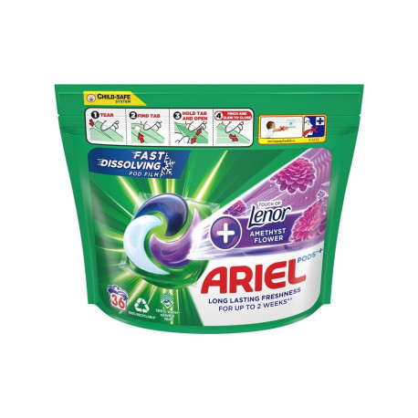 Ariel amethyst flower pesukapslid 36 tk
