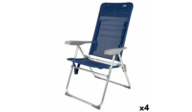 Rannatool Aktive Slim Kokkupandav Meresinine 47 x 107 x 66 cm (4 Ühikut)