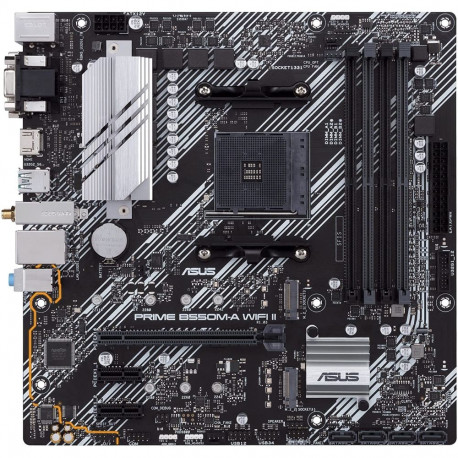 PRIME B550M-A WIFI II, must/hõbe