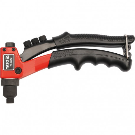 Yato YT-36012 hand riveter, 200mm, 2.4-4.8mm, 3 jaws, CrMo, aluminum body, PVC handle