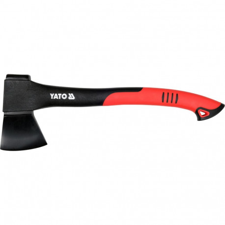 Yato YT-80072 kirves, 900g, 450mm, 47-55 HRC, nailonist käepide, TPR kate, DIN 7287, GRD