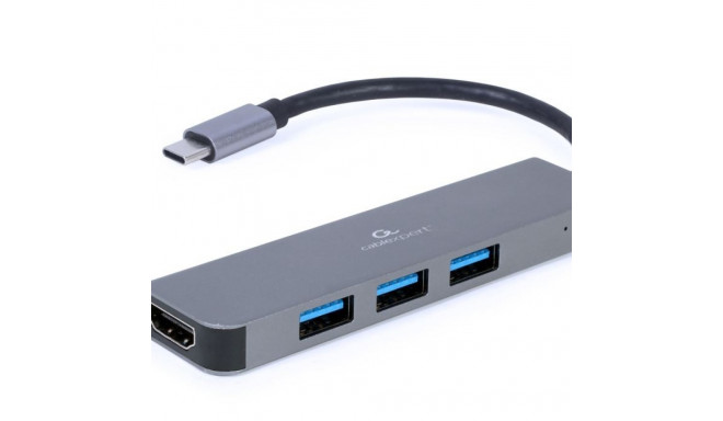 USB-C HDMI jaotur 3x USB 3.0