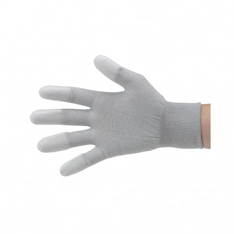 ESD gloves gray, size M finger protection