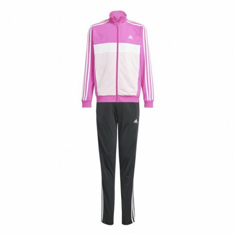 Women's Tracksuit Adidas 3Stripes Tiberio Black Dark pink
