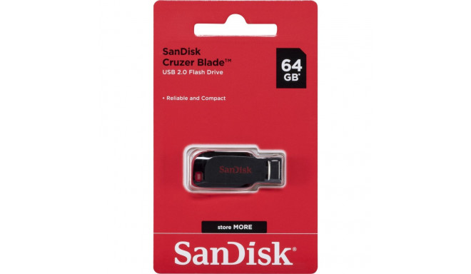SanDisk 64GB Cruzer Blade mälupulk