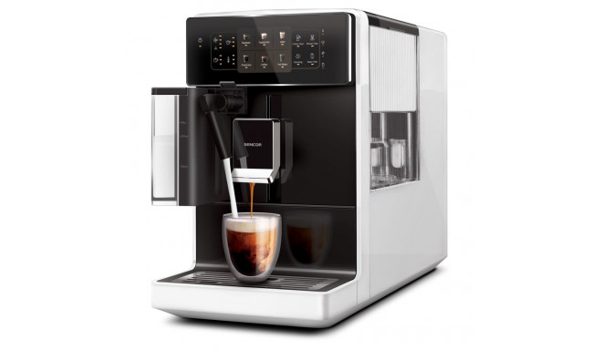 Automatic espresso/cappuccino machine Sencor, white