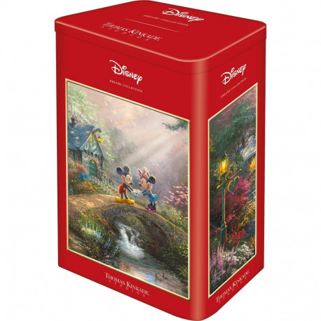 Thomas Kinkade Studios pusle Mickey & Minnie nostalgiline metallkarp (500 Teile)