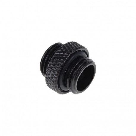 Eiszapfen topeltnippel G1/4 AG-G1/4 AG pehmetele voolikutele (PVC, silikoon, neopreen), must