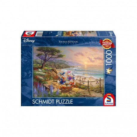 Thomas Kinkade Studios: Disney - Donald and Daisy A Duck Day Afternoon (1000 Teile)
