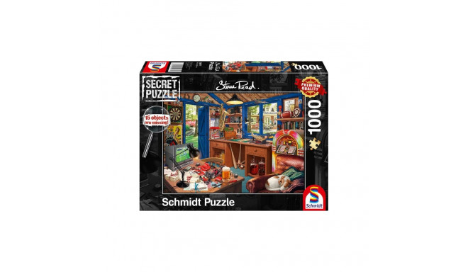 Schmidt Spiele Steve Read: Secret Puzzle - Fathers workshop (1000 pieces)