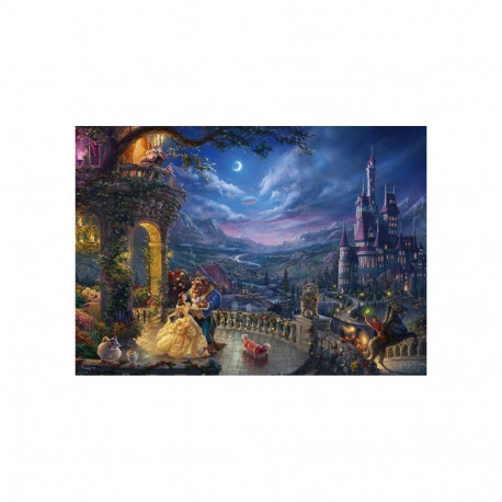 Puzzle Thomas Kinkade: Disney Die Schöne und das Biest