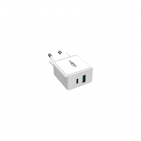 Ansmann Home Charger HC218PD, charger (white, Power Delivery & Quick Charge)