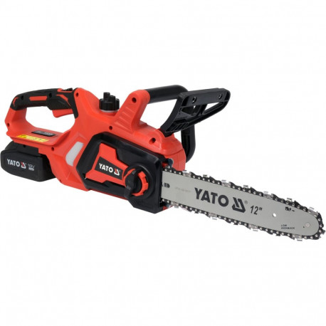 18V Lithium Chain Saw 12" + 4Ah Battery YT-828137 YATO