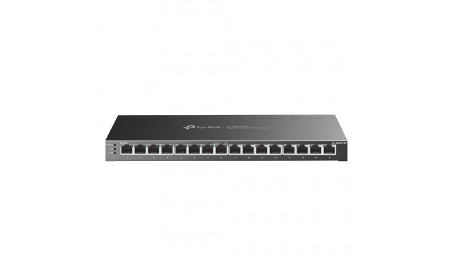 Switch|TP-LINK|Omada|TL-SG2016P|16x10Base-T / 100Base-TX / 1000Base-T|PoE+ ports 8|120 Watts|TL-SG20