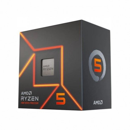 CPU|AMD|Desktop|Ryzen 5|7600|Raphael AM5|3800 MHz|Cores 6|32MB|Socket SAM5|65 Watts|GPU Radeon|BOX|1