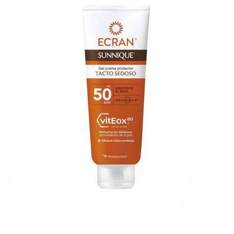 ECRAN SUNNIQUE päikesekreem geelkreem siidise puudutusega SPF50 250ml