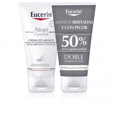 EUCERIN ATOPICONTROL CREMA DE MANOS LOTE 2 x 75 ml
