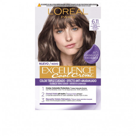 L'Oréal Paris juuksevärv Excellence Cool #6.11 192ml, tume tuhkblond