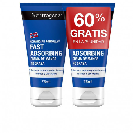 NEUTROGENA CREMA DE MANOS RÁPIDA ABSORCIÓN PACK 2 x 75 ml