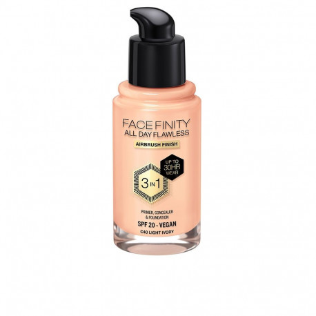 Max Factor jumestuskreem Facefinity All Day Flawless 3 in 1 #C40 30ml, hele elevandiluu