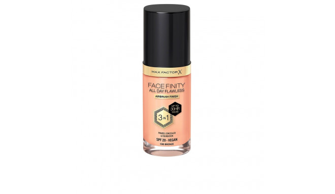 Max Factor meigialuskreem, peitekreem ja jumestuskreem Facefinity 3in1 30ml, #80-bronze