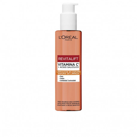 L'ORÉAL PARIS REVITALIFT VITAMINA C + ÁCIDO SALICÍCO limpiador en espuma 150 ml
