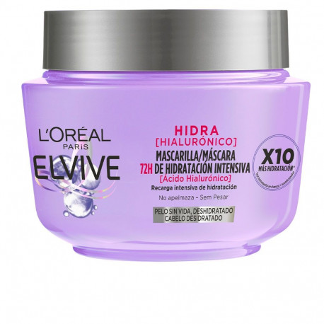 L'ORÉAL PARIS ELVIVE HIDRA HIALURÓNICO mascarilla 72h hidratación 310 ml