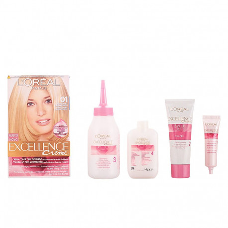 L'Oréal Paris juuksevärv Excellence Creme #01 192ml, loomulik ultrahele blond