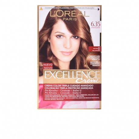 L'Oréal Paris juuksevärv Excellence #6,35 192ml, šokolaad
