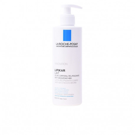 LA ROCHE POSAY LIPIKAR LAIT hidratante corporal relipidizante 48h y calmante para piel seca 400 ml