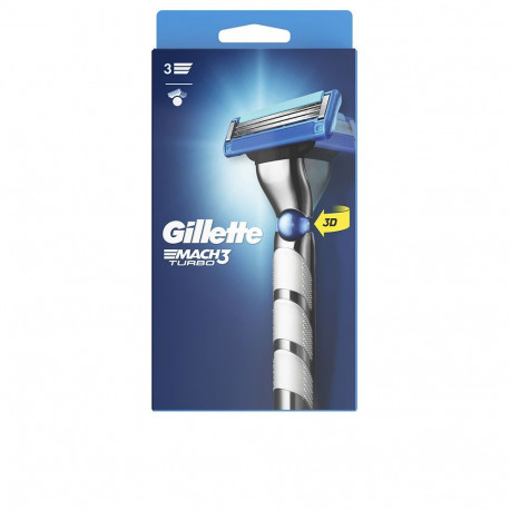 GILLETTE MACH 3 TURBO máquina + 1 recambio